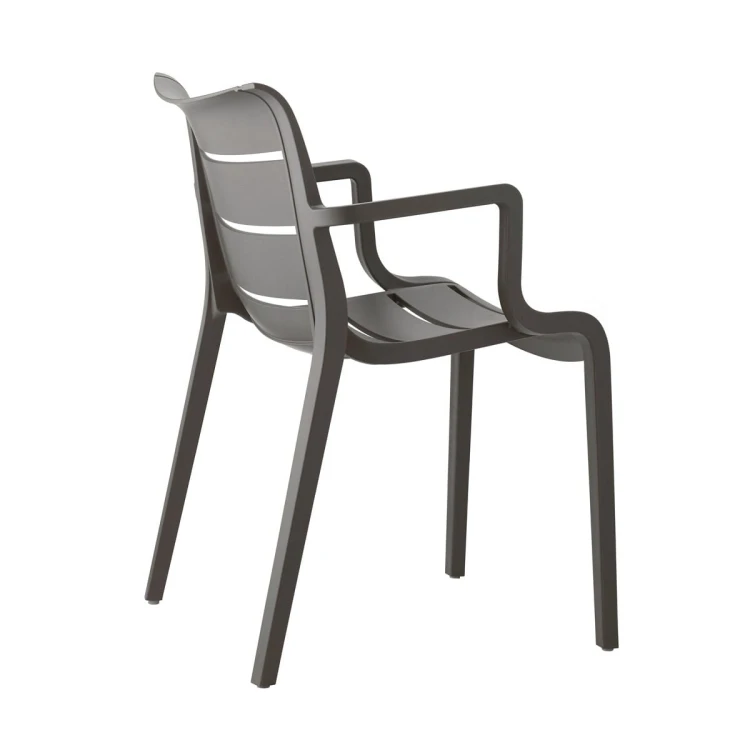 Krzesło Sunset z podłokietnikami Scab Design czarne nowoczesność oryginalność elegancja komfort wysoka jakość
