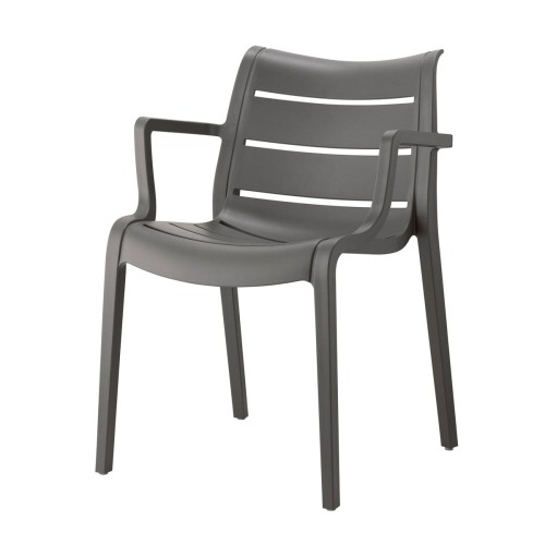 Krzesło Sunset z podłokietnikami Scab Design czarne nowoczesność oryginalność elegancja komfort wysoka jakość