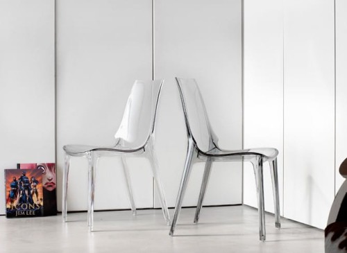 Krzesło Vanity Scab Design dymne elegancja prostota minimalizm komfort wysoka jakość