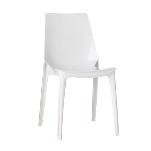 Krzesło Vanity Scab Design białe elegancja prostota minimalizm komfort wysoka jakość