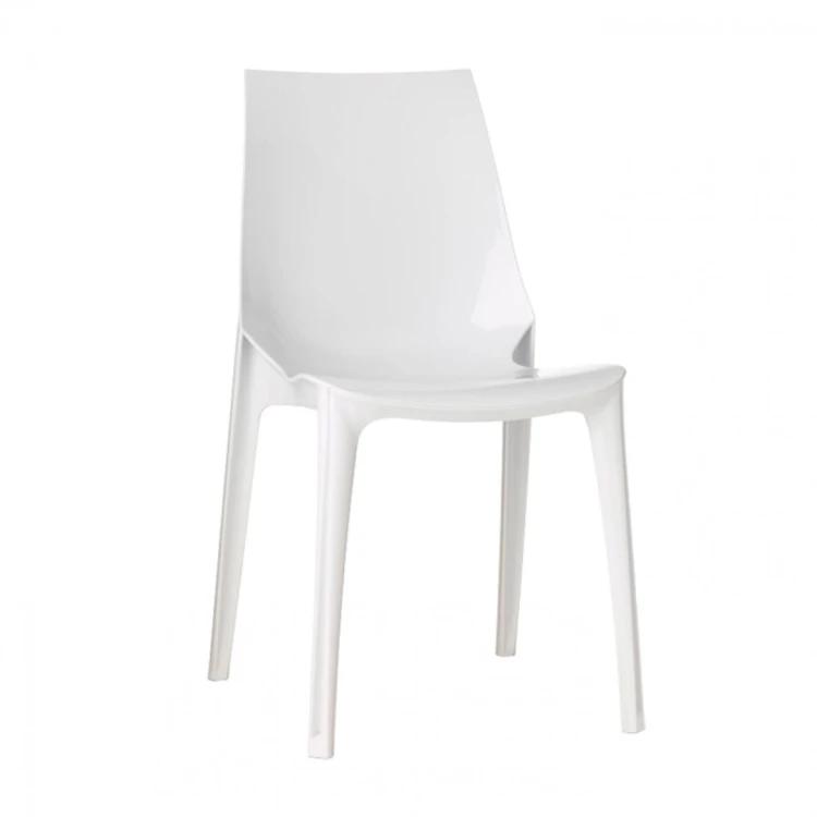 Krzesło Vanity Scab Design białe elegancja prostota minimalizm komfort wysoka jakość