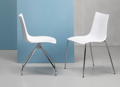 Krzesło Zebra Antishock Scab Design białe nowoczesność minimalizm elegancja komfort wysoka jakość