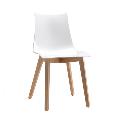 Krzesło Natural Zebra Antishock Scab Design białe nowoczesność minimalizm elegancja komfort wysoka jakość