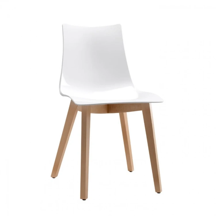 Krzesło Natural Zebra Antishock Scab Design białe nowoczesność minimalizm elegancja komfort wysoka jakość