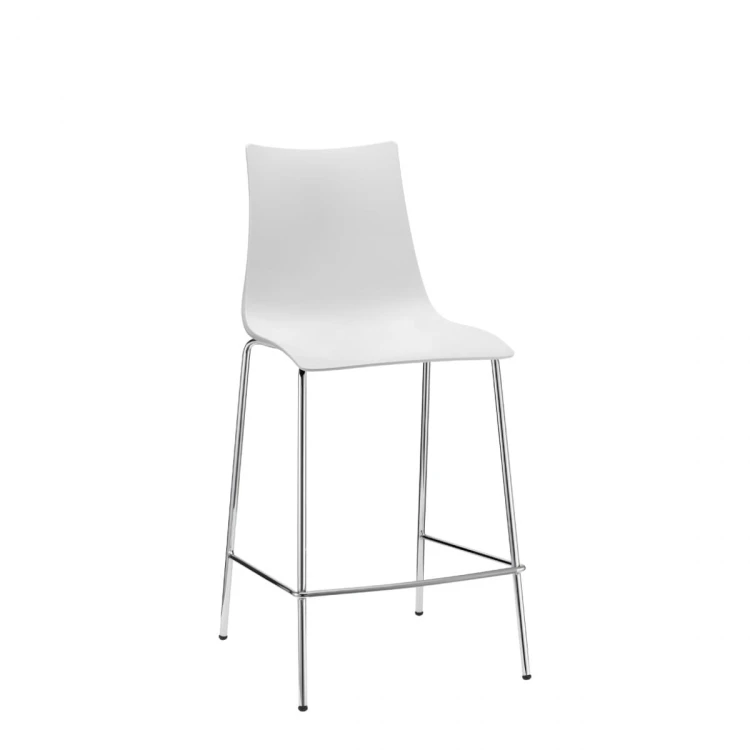 Hoker Zebra Technopolymer h 65 Scab Design biały elegancja prostota minimalizm komfort wysoka jakość