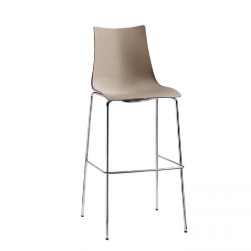 Hoker Zebra Technopolymer h 80 Scab Design beżowy elegancja prostota minimalizm komfort wysoka jakość