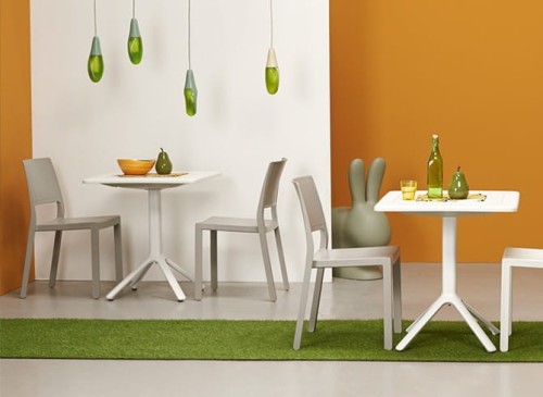 Stolik Eco Fixed Scab Design biały prostota minimalizm nowoczesność funkcjonalność wysoka jakość