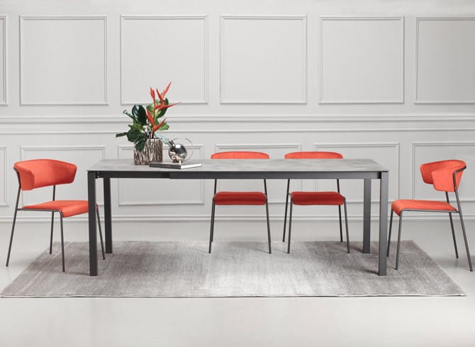 Stół Pranzo rozsuwany Scab Design concrete effect elegancja minimalizm prostota funkcjonalność uniwersalność wysoka jakość