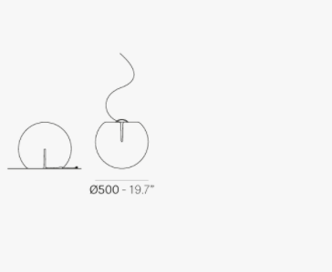 Lampa Happy Apple 330E, wysoka jakość prezentowanego produktu, nowoczesny i modernistyczny kształt, biały kolor dodając niezwykłej elegancji