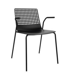 Krzesło Wire Slade Base Negro 