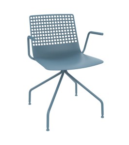 Krzesło Wire Spider Arm Retro Blue 