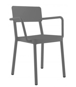 Krzesło Lisboa Armchair Gris Oscuro Resol 