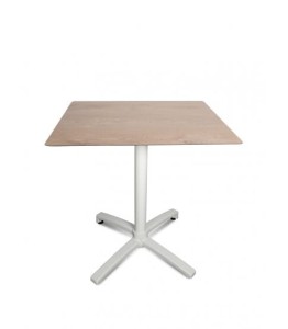 Stół Drop 80x80 White-Natural Oak Resol 